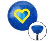 American Shifter Company ASCSNX166096 Yellow Fat Outlined Heart Blue Retro Metal Flake Shift Knob w/ M16 x 1.5 Insert American Shifter Company ASCSNX166096 Yellow Fat Outlined Heart Blue Retro Metal Flake Shift Knob w/ M16 x 1.5 Insert
