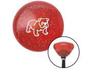 American Shifter Company ASCSNX162820 White English Bulldog Orange Retro Metal Flake Shift Knob with M16 x 1.5 Insert American Shifter Company ASCSNX162820 White English Bulldog Orange Retro Metal Flake Shift Knob with M16 x 1.5 Insert