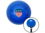 American Shifter Company ASCSNX1598135 USA Flag Shield Blue Metal Flake Shift Knob fits red national president july 4th American Shifter Company ASCSNX1598135 USA Flag Shield Blue Metal Flake Shift Knob fits red national president july 4th