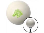 American Shifter Company 96732 Green Horse Ivory Shift Knob 700r4 Firebird SS iroc Trans Am GM bowtie SBC gm350 American Shifter Company 96732 Green Horse Ivory Shift Knob 700r4 Firebird SS iroc Trans Am GM bowtie SBC gm350