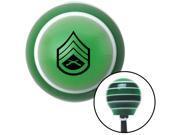 American Shifter Company ASCSNX105261 Black 05 Staff Sergeant Green Stripe Shift Knob with M16 x 1.5 Insert mg tc race American Shifter Company ASCSNX105261 Black 05 Staff Sergeant Green Stripe Shift Knob with M16 x 1.5 Insert mg tc race