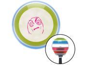 American Shifter Company ASCSNX113378 Pink Red Eyes Stripe Shift Knob with M16 x 1.5 Insert 1934 race street rod American Shifter Company ASCSNX113378 Pink Red Eyes Stripe Shift Knob with M16 x 1.5 Insert 1934 race street rod
