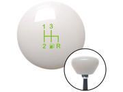American Shifter Company ASCSNX1601549 Green 4 Speed Shift Pattern - Gas 6 White Retro Shift Knob fits 1937 dodge 1933 American Shifter Company ASCSNX1601549 Green 4 Speed Shift Pattern - Gas 6 White Retro Shift Knob fits 1937 dodge 1933