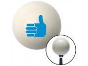American Shifter Company 91681 Blue Thumbs Up Ivory Shift Knob bowtie 700r4 iroc Fiero Camaro Trans Am SBC RS American Shifter Company 91681 Blue Thumbs Up Ivory Shift Knob bowtie 700r4 iroc Fiero Camaro Trans Am SBC RS