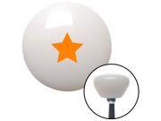 American Shifter Company ASCSNX1600926 Orange Star White Retro Shift Knob fits republican civic red white stars freedom American Shifter Company ASCSNX1600926 Orange Star White Retro Shift Knob fits republican civic red white stars freedom