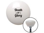 American Shifter Company ASCSNX1601643 Black Death Or Glory White Retro Shift Knob fits oem off-road enduro crotch rock American Shifter Company ASCSNX1601643 Black Death Or Glory White Retro Shift Knob fits oem off-road enduro crotch rock