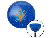 American Shifter Company ASCSNX167034 Orange Microphone Energy Blue Retro Metal Flake Shift Knob with M16 x 1.5 Insert American Shifter Company ASCSNX167034 Orange Microphone Energy Blue Retro Metal Flake Shift Knob with M16 x 1.5 Insert