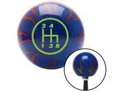 American Shifter Company ASCSNX1565041 Grn 4 Speed Shift Pattern - 4RDR Blue Flame Metal Flake Shift Knob M16 x 1.5 American Shifter Company ASCSNX1565041 Grn 4 Speed Shift Pattern - 4RDR Blue Flame Metal Flake Shift Knob M16 x 1.5