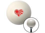 American Shifter Company ASCSNX1590470 Red Rising Sun Heart Ivory Shift Knob fits Wakaba ZN6 fatlace transmission jeep American Shifter Company ASCSNX1590470 Red Rising Sun Heart Ivory Shift Knob fits Wakaba ZN6 fatlace transmission jeep