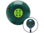 American Shifter Company ASCSNX1621659 Green 3 Speed Shift Pattern - Dots 11 Green Flame Metal Flake Shift Knob fits American Shifter Company ASCSNX1621659 Green 3 Speed Shift Pattern - Dots 11 Green Flame Metal Flake Shift Knob fits