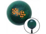 American Shifter Company ASCSNX41606 Orange 2 Checkered Race Flags Green Metal Flake Shift Knob with 16mm x 1.5 Inser American Shifter Company ASCSNX41606 Orange 2 Checkered Race Flags Green Metal Flake Shift Knob with 16mm x 1.5 Inser