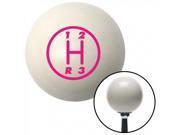 American Shifter Company 96865 Pink 3 Speed Shift Pattern - 3RDL Ivory Shift Knob Z28 SBC Trans Am bowtie 700r4 American Shifter Company 96865 Pink 3 Speed Shift Pattern - 3RDL Ivory Shift Knob Z28 SBC Trans Am bowtie 700r4
