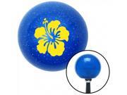 American Shifter Company 22413 Yellow Hawaiian Flower #9 Blue Metal Flake Shift Knob SS Firebird gm350 Trans Am American Shifter Company 22413 Yellow Hawaiian Flower #9 Blue Metal Flake Shift Knob SS Firebird gm350 Trans Am