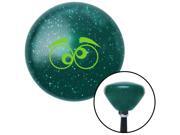 American Shifter Company ASCSNX1526566 Green Funny Eyes Green Retro Metal Flake Shift Knob with M16 x 1.5 Insert sbc American Shifter Company ASCSNX1526566 Green Funny Eyes Green Retro Metal Flake Shift Knob with M16 x 1.5 Insert sbc