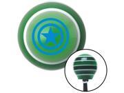 American Shifter Company ASCSNX108260 Blue Star w/ 2 Circles Green Stripe Shift Knob with M16 x 1.5 Insert classic American Shifter Company ASCSNX108260 Blue Star w/ 2 Circles Green Stripe Shift Knob with M16 x 1.5 Insert classic