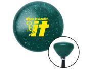 American Shifter Company ASCSNX1532681 Yellow When In Doubt Green Retro Metal Flake Shift Knob with M16 x 1.5 Insert American Shifter Company ASCSNX1532681 Yellow When In Doubt Green Retro Metal Flake Shift Knob with M16 x 1.5 Insert