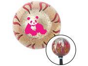 American Shifter Company ASCSNX1555086 Pink Panda Bear Clear Flame Metal Flake Shift Knob with M16 x 1.5 Insert American Shifter Company ASCSNX1555086 Pink Panda Bear Clear Flame Metal Flake Shift Knob with M16 x 1.5 Insert