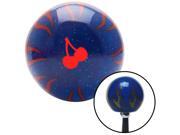 American Shifter Company ASCSNX1618750 Red Cherries Silhouette Blue Flame Metal Flake Shift Knob fits 1935 ford 1958 fo American Shifter Company ASCSNX1618750 Red Cherries Silhouette Blue Flame Metal Flake Shift Knob fits 1935 ford 1958 fo
