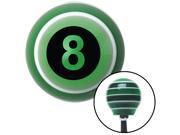 American Shifter Company ASCSNX101623 Black 8 Ball Green Stripe Shift Knob with M16 x 1.5 Insert 9 inch bbc icon tpi American Shifter Company ASCSNX101623 Black 8 Ball Green Stripe Shift Knob with M16 x 1.5 Insert 9 inch bbc icon tpi