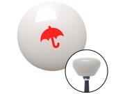 American Shifter Company ASCSNX1601032 Red Umbrella White Retro Shift Knob fits auto fast collectable cool nhra shiftin American Shifter Company ASCSNX1601032 Red Umbrella White Retro Shift Knob fits auto fast collectable cool nhra shiftin