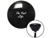American Shifter Company ASCSNX1602244 White The Fast Life Black Retro Shift Knob fits off-road sport bike oem mad max American Shifter Company ASCSNX1602244 White The Fast Life Black Retro Shift Knob fits off-road sport bike oem mad max