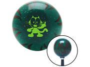 American Shifter Company ASCSNX1588305 Grn Felix The Cat Middle Finger Grn Flame Metal Flake Shift Knob M16 x 1.5 American Shifter Company ASCSNX1588305 Grn Felix The Cat Middle Finger Grn Flame Metal Flake Shift Knob M16 x 1.5
