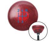 American Shifter Company ASCSNX1524718 Blue Shift Pattern 5n Red Retro Metal Flake Shift Knob fits 4 Speed Shifter kust American Shifter Company ASCSNX1524718 Blue Shift Pattern 5n Red Retro Metal Flake Shift Knob fits 4 Speed Shifter kust