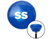 American Shifter Company ASCSNX167630 White SS Blue Retro Metal Flake Shift Knob with M16 x 1.5 Insert 409 g force American Shifter Company ASCSNX167630 White SS Blue Retro Metal Flake Shift Knob with M16 x 1.5 Insert 409 g force