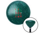 American Shifter Company ASCSNX1613392 Red 4 Speed Shift Pattern - Gas 6 Green Retro Metal Flake Shift Knob fits car sh American Shifter Company ASCSNX1613392 Red 4 Speed Shift Pattern - Gas 6 Green Retro Metal Flake Shift Knob fits car sh