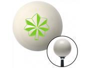 American Shifter Company 96328 Green Officer 04 - Major and Lt. Colonel Ivory Shift Knob SBC bowtie gm350 SS American Shifter Company 96328 Green Officer 04 - Major and Lt. Colonel Ivory Shift Knob SBC bowtie gm350 SS