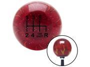 American Shifter Company ASCSNX1564543 Black Shift Pattern OS41n Red Flame Metal Flake Shift Knob fits 6 Speed Oh Sht M American Shifter Company ASCSNX1564543 Black Shift Pattern OS41n Red Flame Metal Flake Shift Knob fits 6 Speed Oh Sht M