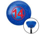 American Shifter Company ASCSNX165380 Red Ball #14 Blue Retro Metal Flake Shift Knob with M16 x 1.5 Insert 350 426 American Shifter Company ASCSNX165380 Red Ball #14 Blue Retro Metal Flake Shift Knob with M16 x 1.5 Insert 350 426