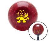 American Shifter Company ASCSNX1563543 Yellow Felix The Cat Middle Finger Red Flame Metal Flake Shift Knob M16 x 1.5 American Shifter Company ASCSNX1563543 Yellow Felix The Cat Middle Finger Red Flame Metal Flake Shift Knob M16 x 1.5