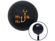 American Shifter Company ASCSNX58459 Orange Shift Pattern 56n Black Metal Flake Shift Knob fits Transfer Case transmi American Shifter Company ASCSNX58459 Orange Shift Pattern 56n Black Metal Flake Shift Knob fits Transfer Case transmi