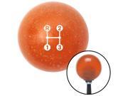 American Shifter Company ASCSNX1606164 White 3 Speed Shift Pattern - Dots 11n Orange Metal Flake Shift Knob fits auto c American Shifter Company ASCSNX1606164 White 3 Speed Shift Pattern - Dots 11n Orange Metal Flake Shift Knob fits auto c
