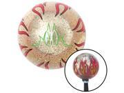 American Shifter Company ASCSNX1556676 White and Green Pinstripe Clear Flame Metal Flake Shift Knob fits design clutch American Shifter Company ASCSNX1556676 White and Green Pinstripe Clear Flame Metal Flake Shift Knob fits design clutch