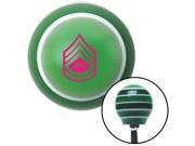 American Shifter Company ASCSNX105275 Pink 06 Gunnery Sergeant Green Stripe Shift Knob with M16 x 1.5 Insert custom American Shifter Company ASCSNX105275 Pink 06 Gunnery Sergeant Green Stripe Shift Knob with M16 x 1.5 Insert custom