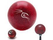 American Shifter Company ASCSNX33325 White Dragon Symbol Red Metal Flake Shift Knob with 16mm x 1.5 Insert American Shifter Company ASCSNX33325 White Dragon Symbol Red Metal Flake Shift Knob with 16mm x 1.5 Insert