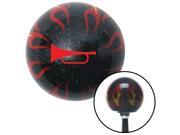 American Shifter Company ASCSNX1541685 Red Horn Trumpet Black Flame Metal Flake Shift Knob with M16 x 1.5 Insert American Shifter Company ASCSNX1541685 Red Horn Trumpet Black Flame Metal Flake Shift Knob with M16 x 1.5 Insert
