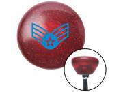 American Shifter Company ASCSNX1519446 Blue Senior Airman Red Retro Metal Flake Shift Knob with M16 x 1.5 Insert American Shifter Company ASCSNX1519446 Blue Senior Airman Red Retro Metal Flake Shift Knob with M16 x 1.5 Insert
