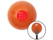 American Shifter Company ASCSNX1606240 Red 4 Speed Shift Pattern - Dots 6 Orange Metal Flake Shift Knob fits auto nasca American Shifter Company ASCSNX1606240 Red 4 Speed Shift Pattern - Dots 6 Orange Metal Flake Shift Knob fits auto nasca