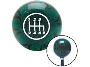 American Shifter Company ASCSNX1581749 White 6 Speed Shift Pattern - 6RDR Grn Flame Metal Flake Shift Knob M16 x 1.5 American Shifter Company ASCSNX1581749 White 6 Speed Shift Pattern - 6RDR Grn Flame Metal Flake Shift Knob M16 x 1.5