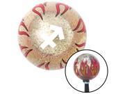 American Shifter Company ASCSNX1616686 White Sagitarius Clear Flame Metal Flake Shift Knob fits celestial zodiac astrol American Shifter Company ASCSNX1616686 White Sagitarius Clear Flame Metal Flake Shift Knob fits celestial zodiac astrol