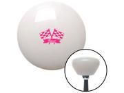 American Shifter Company ASCSNX1601179 Pink Racer White Retro Shift Knob fits octane opr autox off road motorsport fuel American Shifter Company ASCSNX1601179 Pink Racer White Retro Shift Knob fits octane opr autox off road motorsport fuel