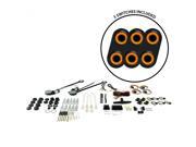 AutoLoc Power Accessories AUTPW46ABA243 2-Door Universal Power Window Kit with 3 ABA24 - Daytona Black Switches Orange AutoLoc Power Accessories AUTPW46ABA243 2-Door Universal Power Window Kit with 3 ABA24 - Daytona Black Switches Orange