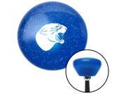 American Shifter Company ASCSNX171176 White Panther Blue Retro Metal Flake Shift Knob with M16 x 1.5 Insert accessory American Shifter Company ASCSNX171176 White Panther Blue Retro Metal Flake Shift Knob with M16 x 1.5 Insert accessory