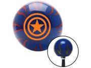 American Shifter Company ASCSNX1568075 Orange Outlined Star Blue Flame Metal Flake Shift Knob with M16 x 1.5 Insert American Shifter Company ASCSNX1568075 Orange Outlined Star Blue Flame Metal Flake Shift Knob with M16 x 1.5 Insert