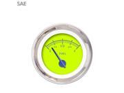 Aurora Instruments GAR147ZEXKABCF Fuel level Gauge - VX Green , Blue Modern Needles, Chrome Trim Rings Style apu Aurora Instruments GAR147ZEXKABCF Fuel level Gauge - VX Green , Blue Modern Needles, Chrome Trim Rings Style apu