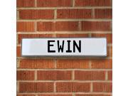 Vintage parts USA VPAY16DEC Ewin White Stamped Aluminum Street Sign Mancave Wall Art Vintage parts USA VPAY16DEC Ewin White Stamped Aluminum Street Sign Mancave Wall Art