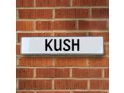 Vintage parts USA VPAY20468 Kush White Stamped Aluminum Street Sign Mancave Wall Art Vintage parts USA VPAY20468 Kush White Stamped Aluminum Street Sign Mancave Wall Art